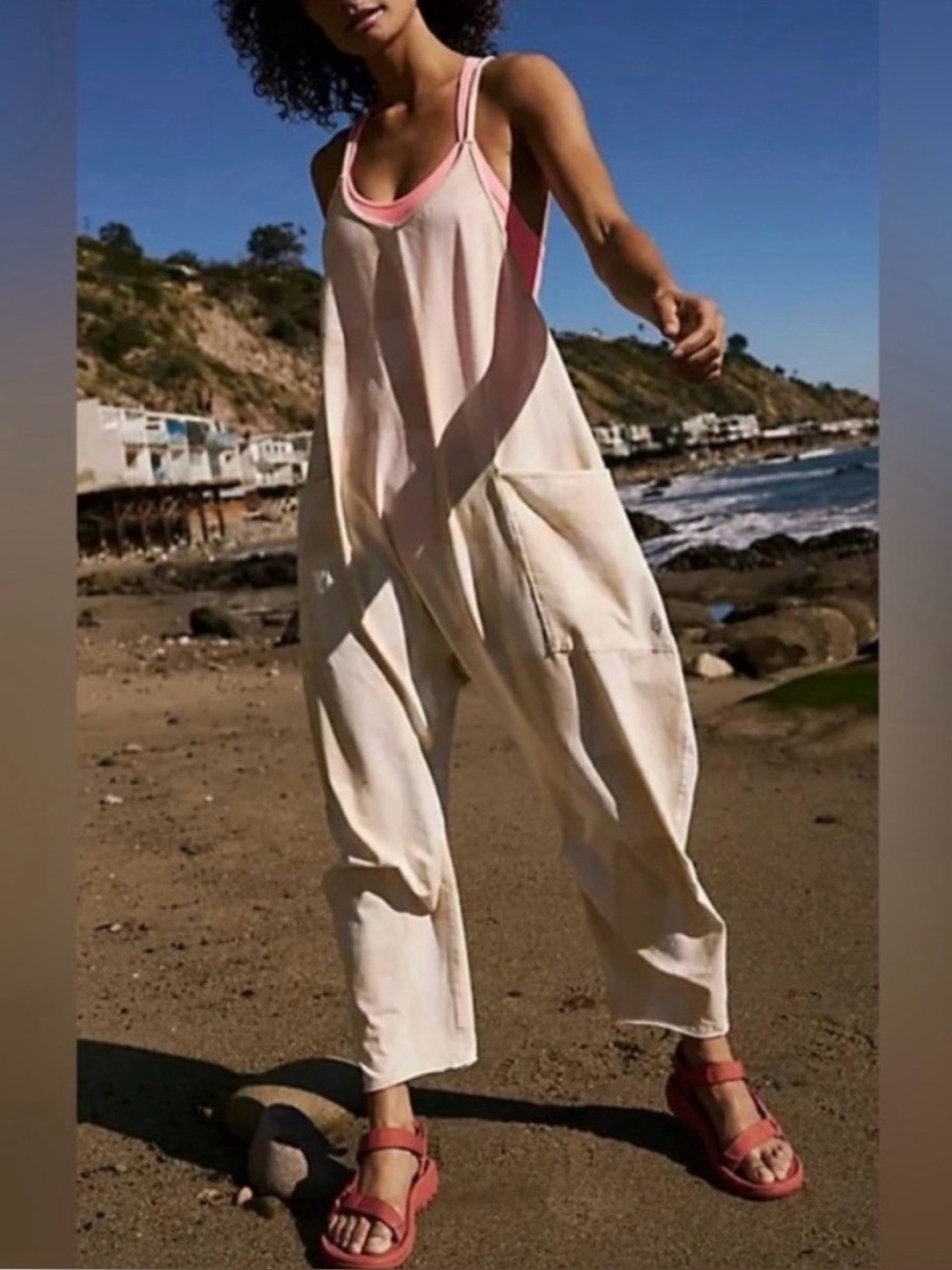 Free People Hot Shot Printed Onesie
